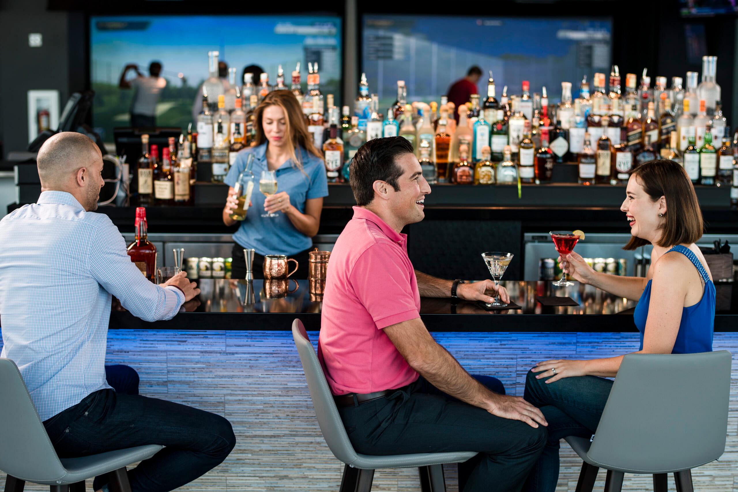 Topgolf bar