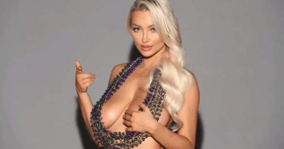 Lindsey Pelas Mardi Gras Promo