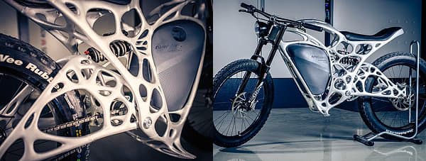 AP Works 3D Printed Light Rider Motorcycle - frame close.jpg Just 50 will be made, $56K each