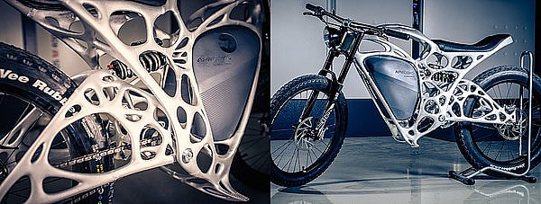 AP Works 3D Printed Light Rider Motorcycle - frame close.jpg Just 50 will be made, $56K each