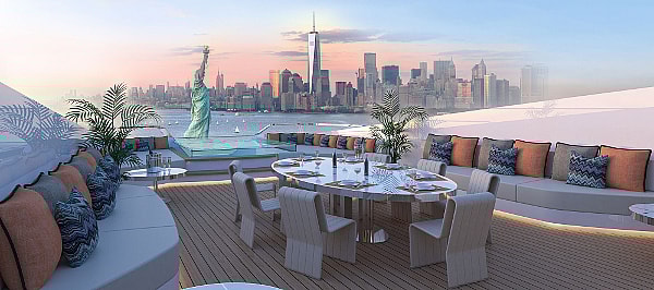 Gabriele Teruzzi Shaddai superyacht - master view.jpg The view from the master terrace (Photo: Gabriele Teruzzi)