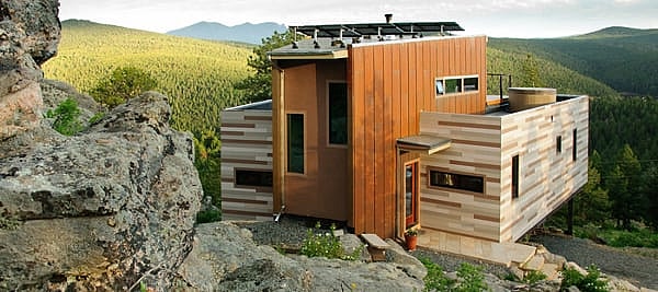 Shipping Container House in Nederland, Colorado