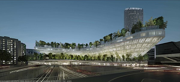 Mille Arbres floating Paris tree village - 2.jpg It looks to have a positive impact on the city skyline