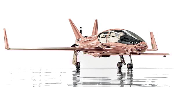 The Valkyrie-X is fast and covered in rose gold (Photo: Cobalt)