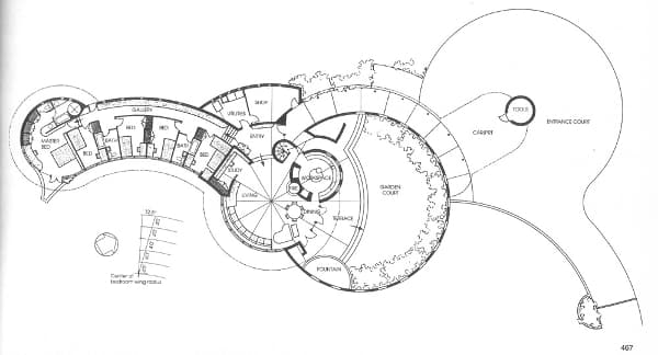 A meticulously drawn house plan