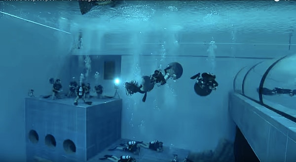 Take a dip in the world's deepest pool