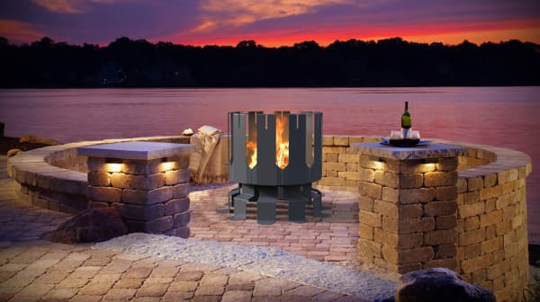 An idyllic roasting setting
