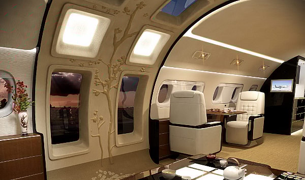 Embraer Lineage 1000e skylight concept - dusk.jpg Especially tailored to Japanese businessmen sitting on the floor