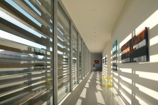 Slats let in oodles of sunlight