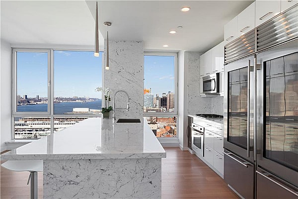 NYC's most expensive Atelier condo - kitchen.jpg A sleek kitchen