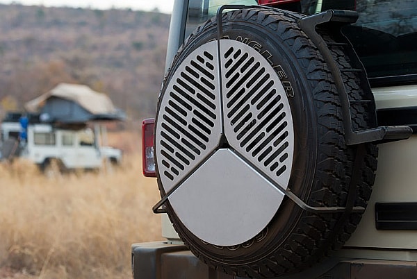 Spare Tire Mount Braai/BBQ Grate (Photo: Front Runner Outfitters)
