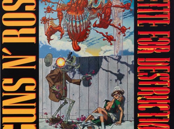 Guns N' Roses "Appetite for Destruction" (1987) - A whiff of cartoon nudity was probably the least objectionable thing about the original cover for this mega-selling classic. Based on a painting by Robert Williams