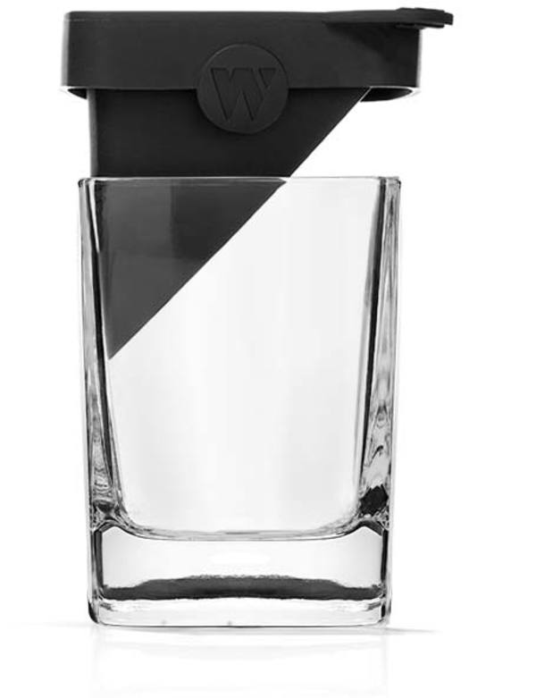 Corkcicle Whiskey Wedge.gif Just lace the wedge in the glass, add water and freeze
