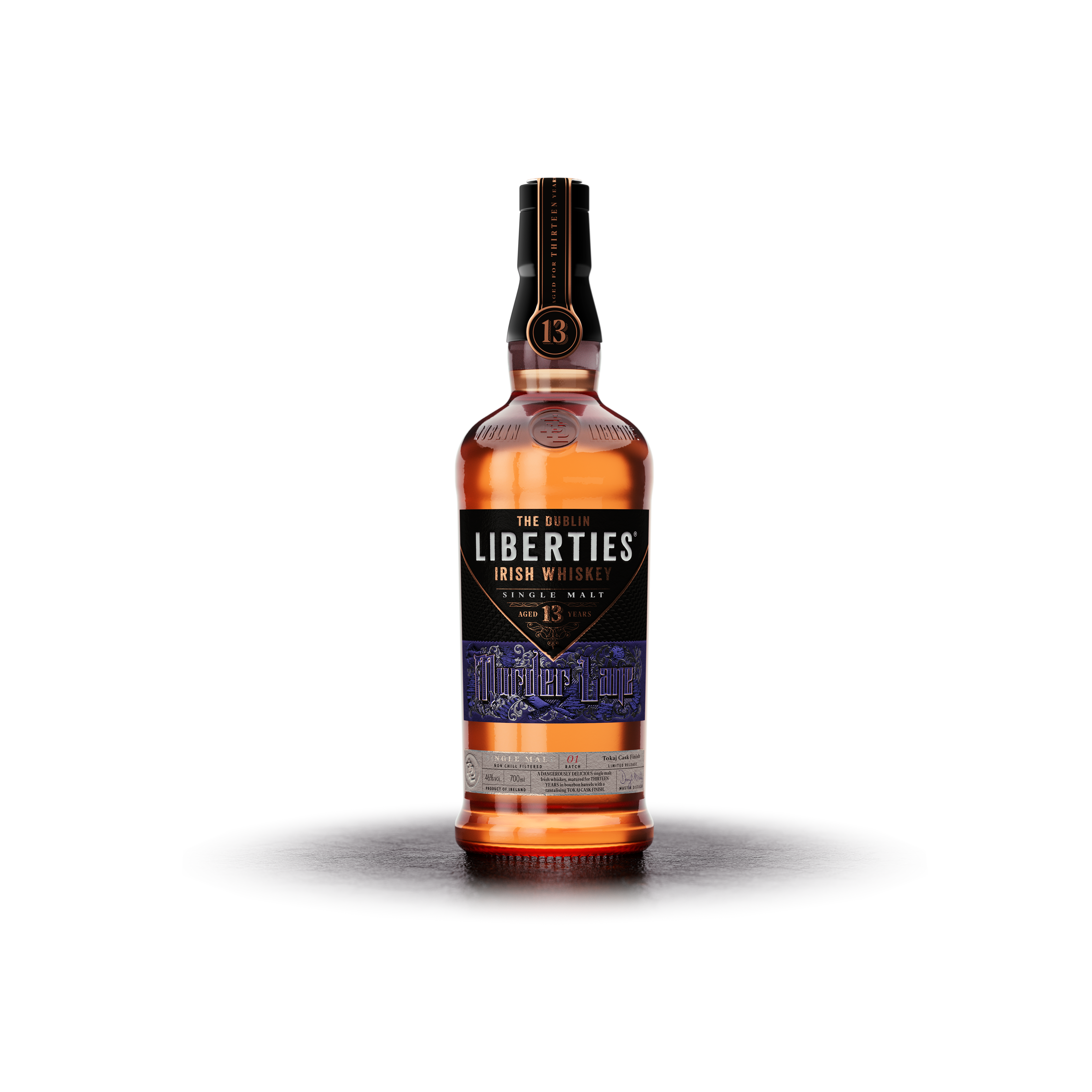 Dublin Liberties Whiskey “Murder Lane” 13 Year Old Tokaj Cask