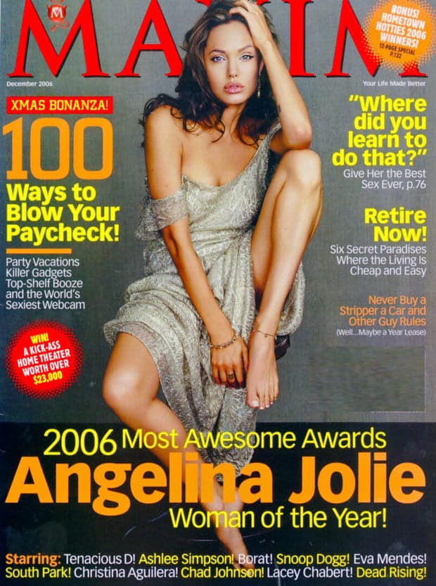 Throwback Thursday: December 2006 - Angelina Jolie placeholder caption
