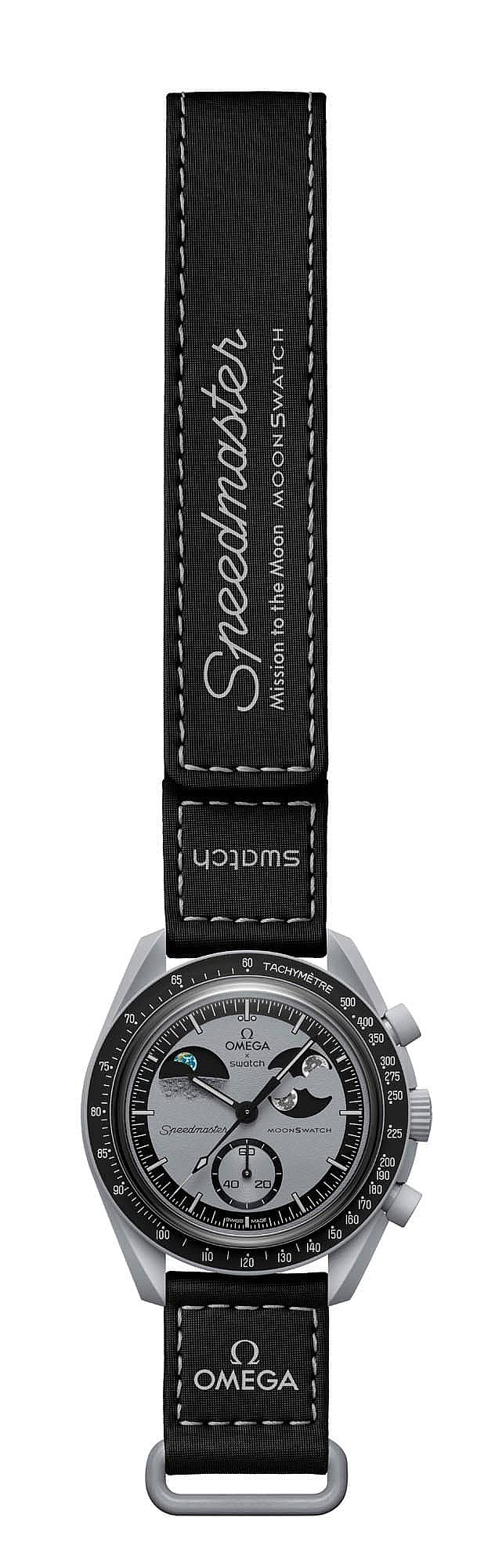 OMEGA x Swatch Mission to Mars ブラック Omega x Swatch Bioceramic Moonswatch Mission to Earthphase