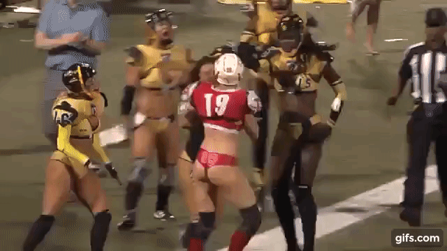 LFL punch end zone