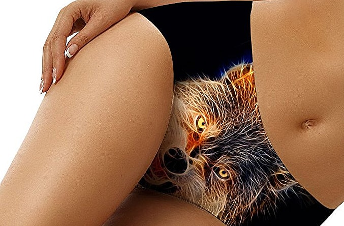 Wolf Print Panties [Amazon]