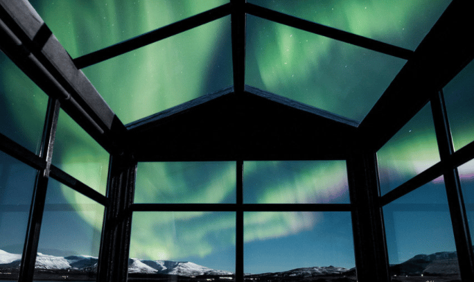 panorama-glass-iceland Northern Lights