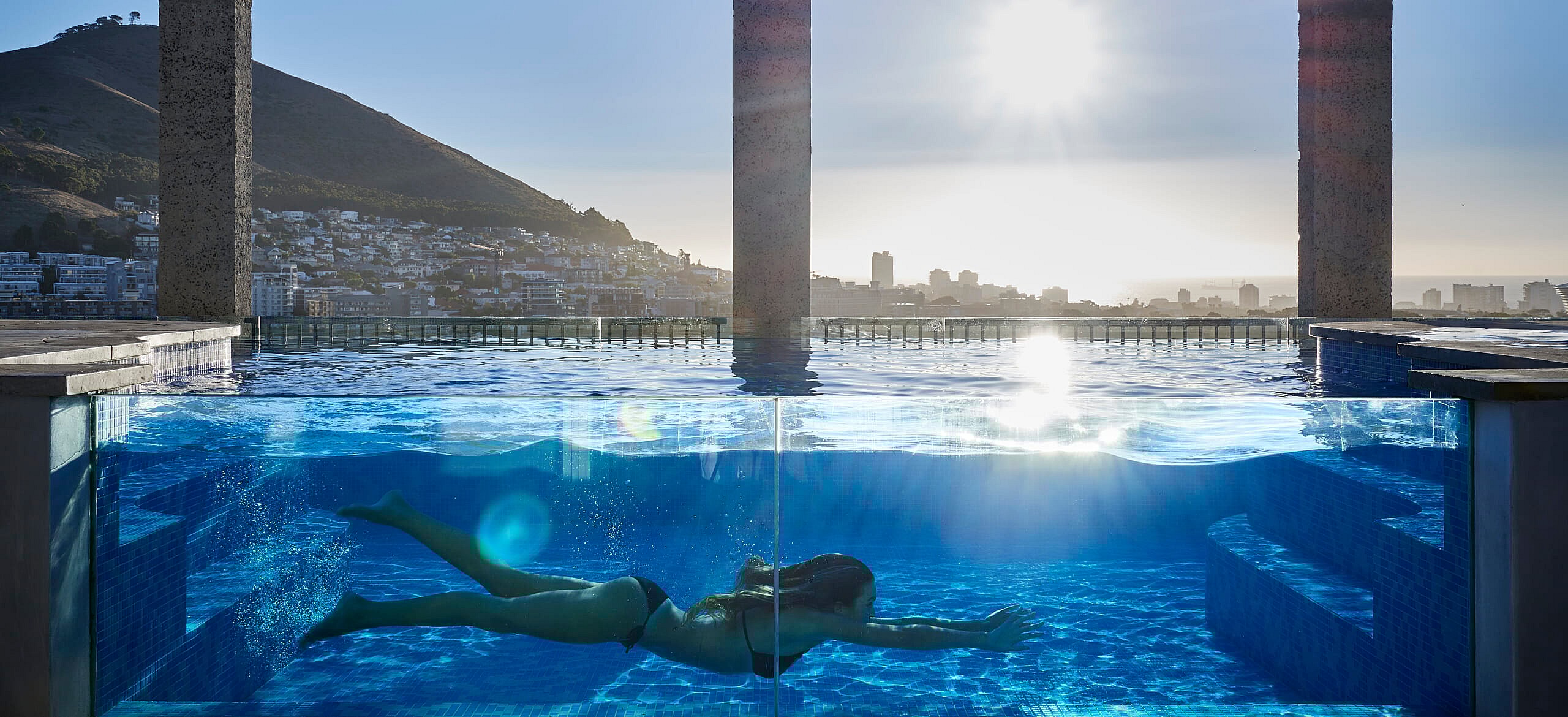 the silo rooftop pool