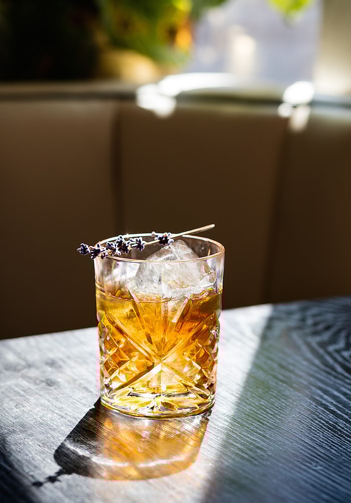 Lavender Negroni