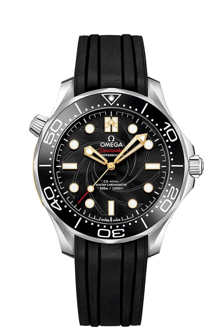 OMEGA black Seamaster Diver 300M James Bond Limited Edition