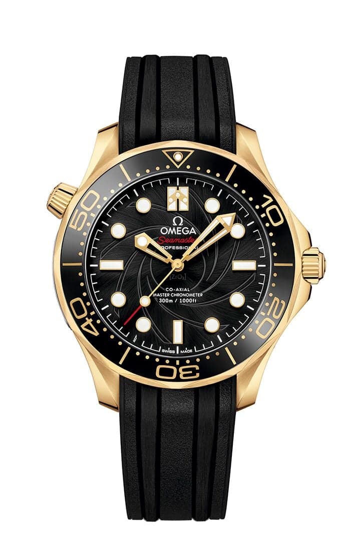 OMEGA gold Seamaster Diver 300M James Bond Limited Edition