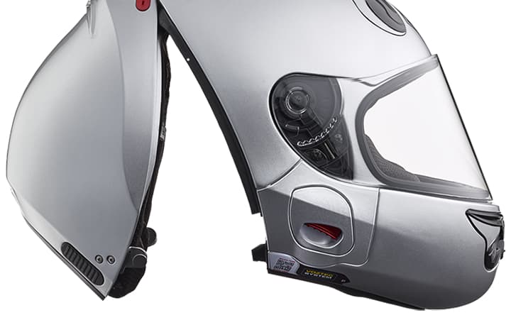 Vozz RS 1.0 rear-entry motorcycle helmet