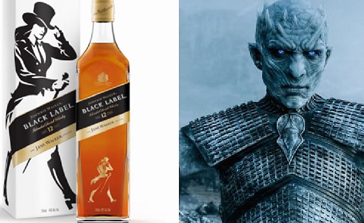 Johnnie Walker and a White Walker