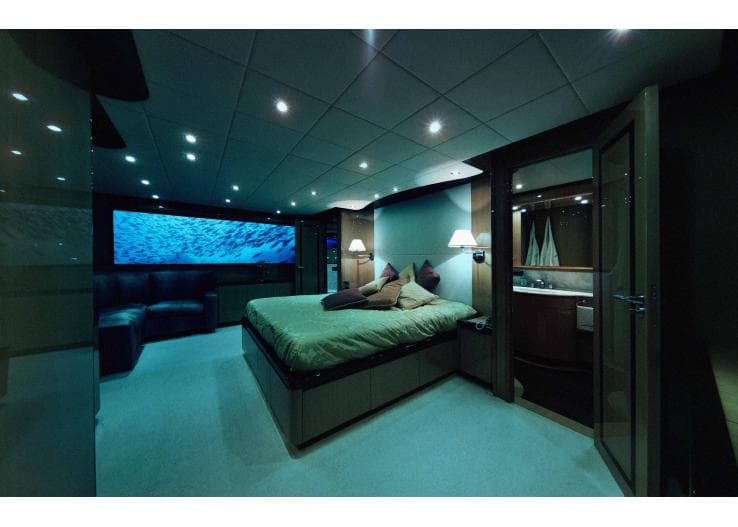 Oliver's Travels Lovers Deep submarine bedroom.jpg Your submarine master suite