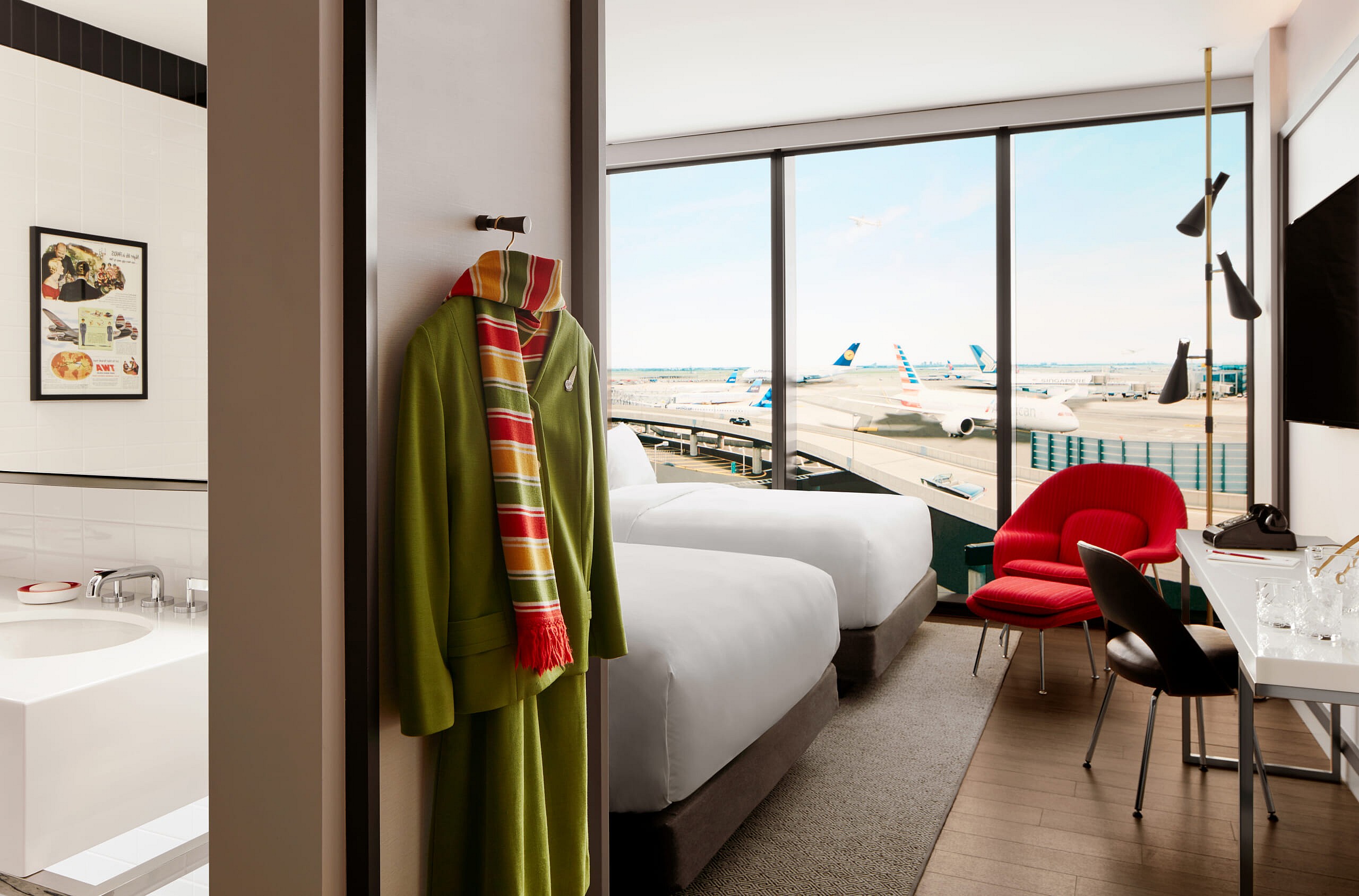 2- TWA Hotel Model Guestroom