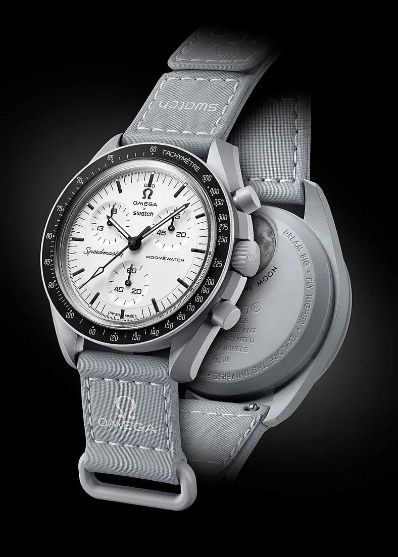 Omega x Swatch MoonSwatch ホワイト Swatch x Omega – Moonswatch: Mission to the Moonphase 'Full