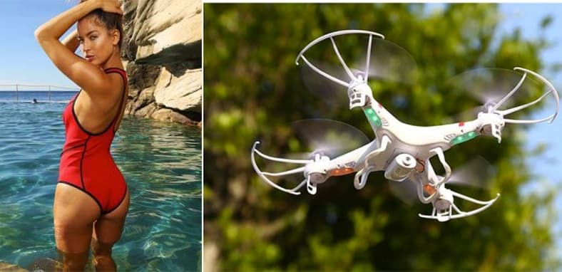 Model Jayde Heiser drone composite