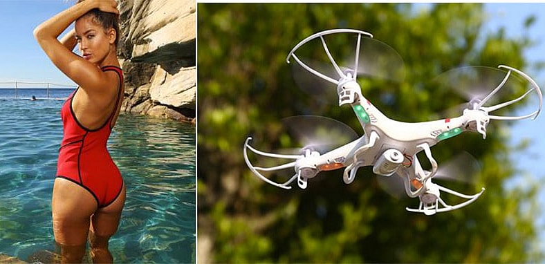 Model Jayde Heiser drone composite