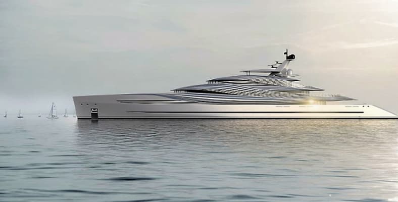 The 360-foot SHY superyacht (Photo: Lobanov Design)