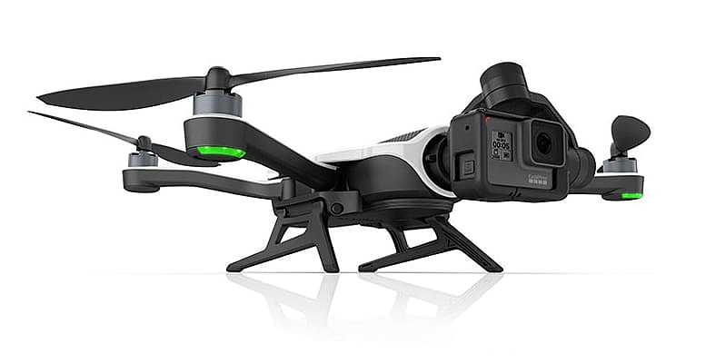 Karma folds up and includes a removable stabilizer (Photo: GoPro)