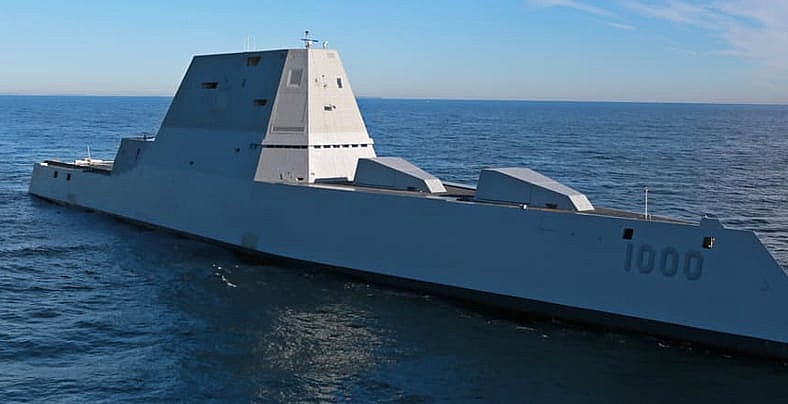 The DDG 1000 conducting December sea trials
