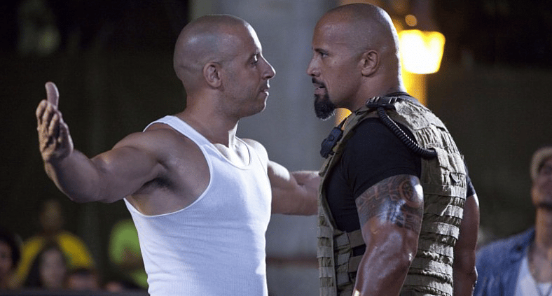 Vin Diesel The Rock Promo