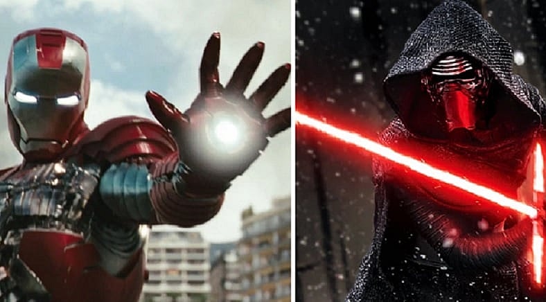 Iron Man and Kylo Ren