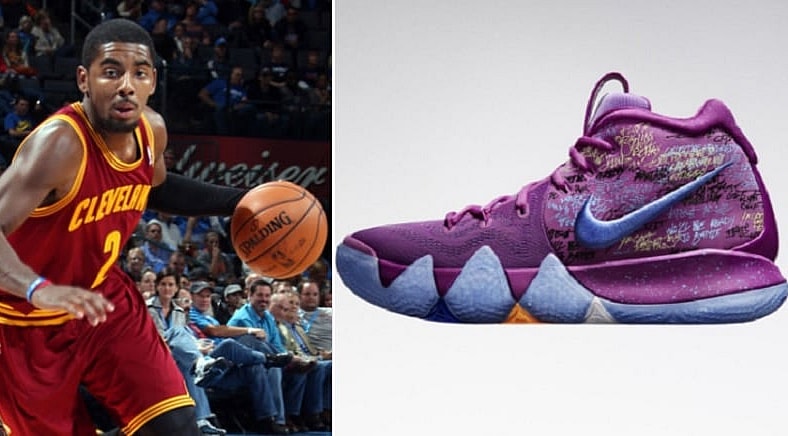 Kyrie Irving and signature Kyrie 4