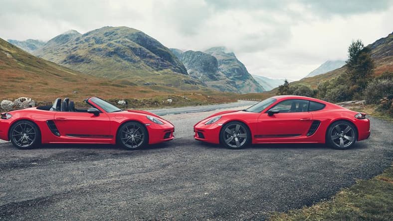 2019 Porsche Boxster T and Cayman T Promo
