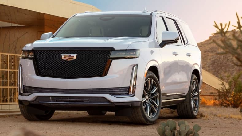 2021 Cadillac Escalade White Cars Promo