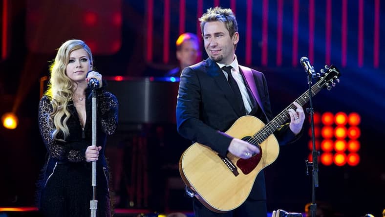 Lavigne and Kroeger rock out at We Day Vancouver in 2013
