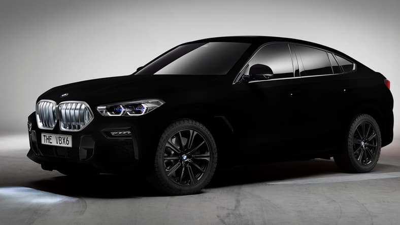 BMW X6 Vantablack Promo