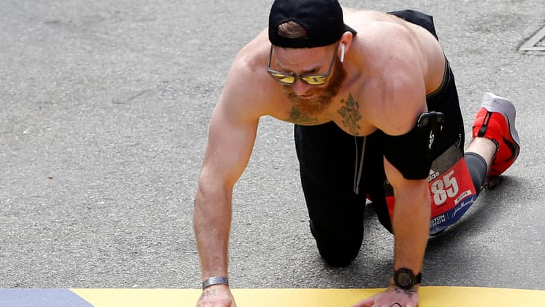 Boston Marathon Marine Promo