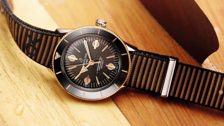 BREITLING SUPEROCEAN HERITAGE 57 OUTERKNOWN Rose Gold Promo