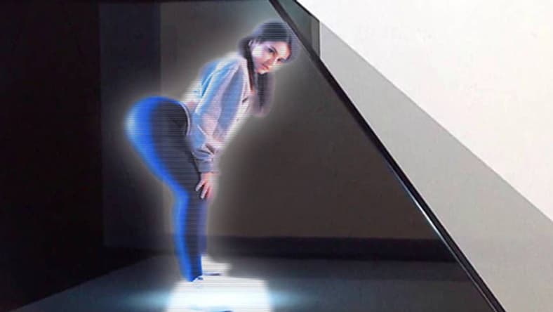 The Holo-Cam projects 3D images from a PC