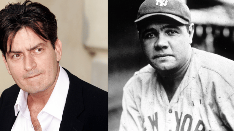 Charlie Sheen Babe Ruth