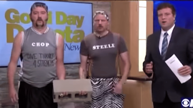 Comedians Trick Morning Show