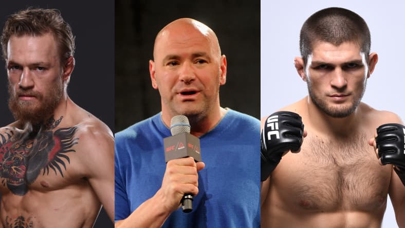 Conor McGregor Dana White Khabib Nurmagomedov